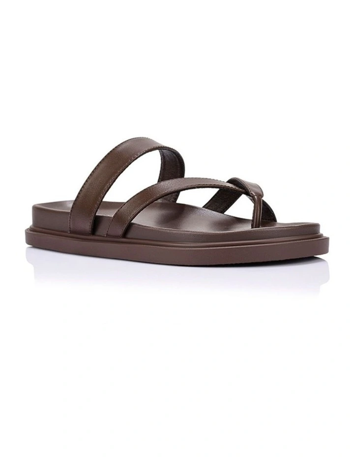 Binky Footbed Slides - Chocolate Brown image 2