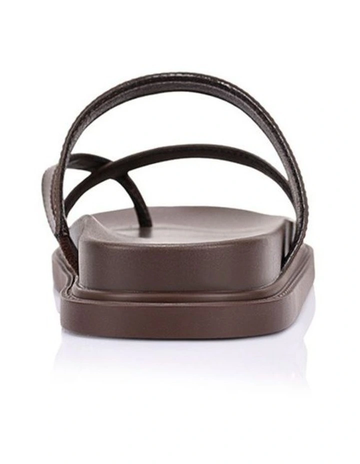 Binky Footbed Slides - Chocolate Brown image 4
