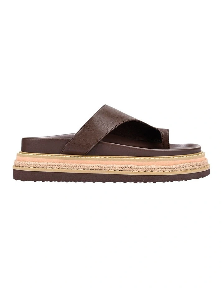 Thor Flatform Thongs - Chocolate Brown image 1