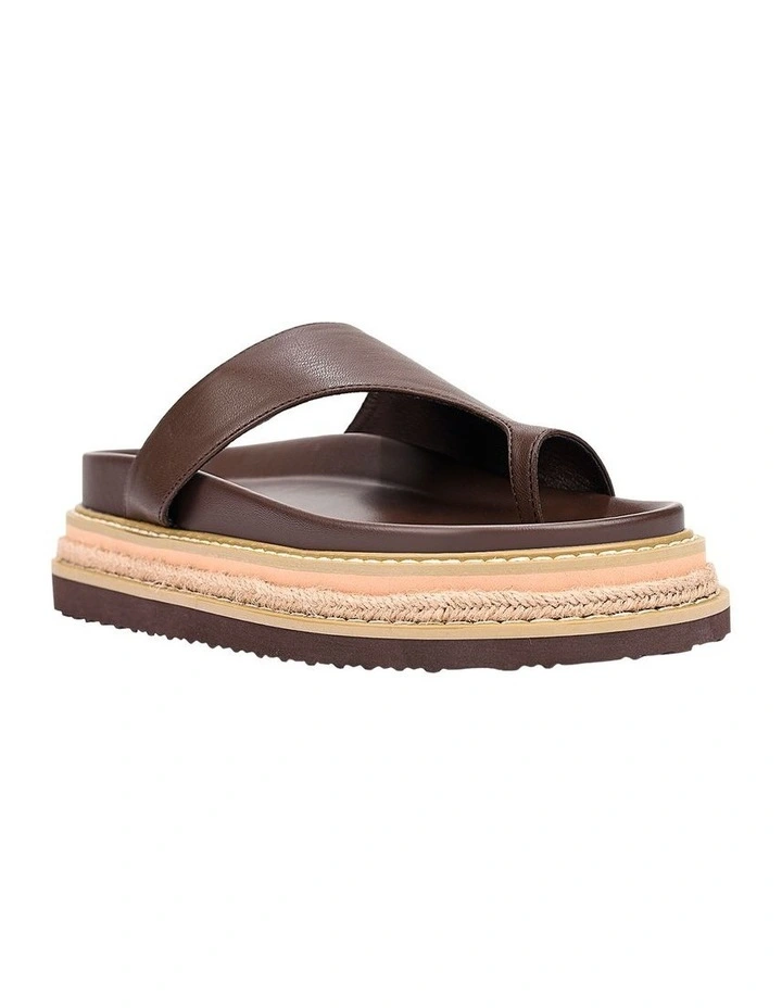 Thor Flatform Thongs - Chocolate Brown image 2
