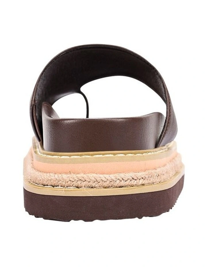 Thor Flatform Thongs - Chocolate Brown image 3