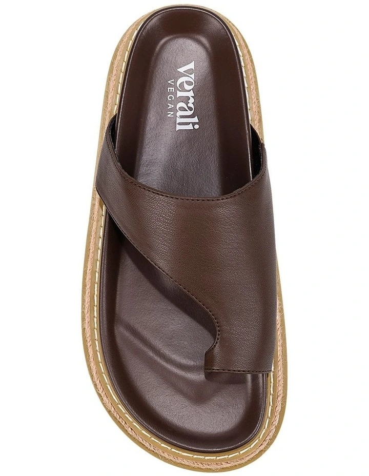 Thor Flatform Thongs - Chocolate Brown image 5