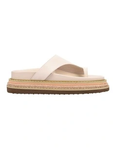 Thor Flatform Thongs - Bone White