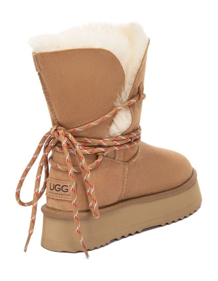 Australian Shepherd UGG Women Carmont Platform Boots image 3