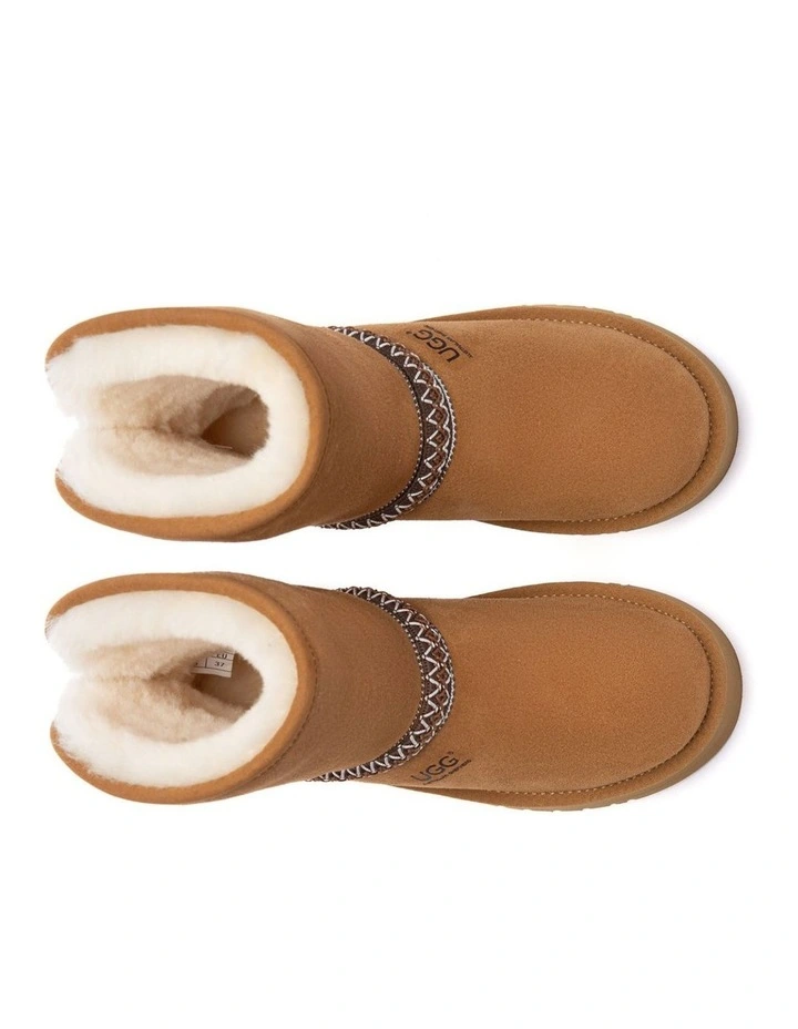 Australian Shepherd UGG Fayle Short Knitted Platform Boots image 5