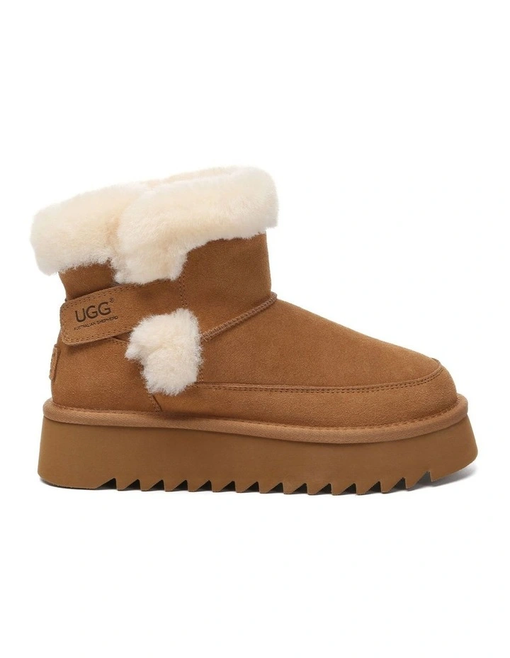 Australian Shepherd UGG Bynnie Shearling Platform Boots image 1