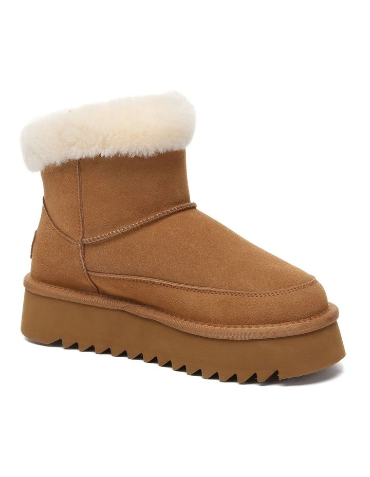 Australian Shepherd UGG Bynnie Shearling Platform Boots image 2