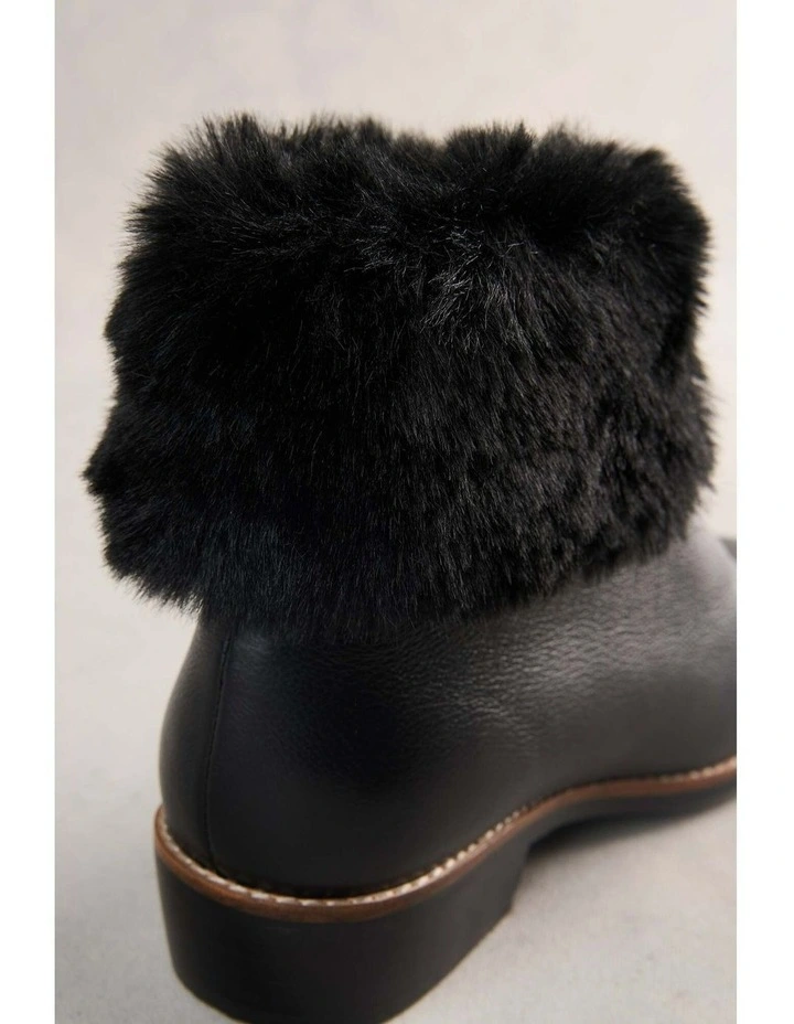 Claire Zip Front Boot - Black image 4