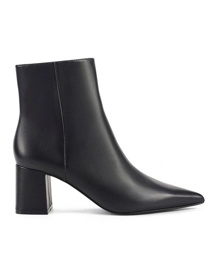 Grace Ankle Boots-Black Leather image 1