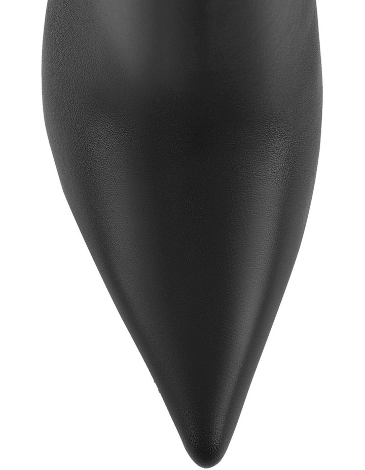 Grace Ankle Boots-Black Leather image 4