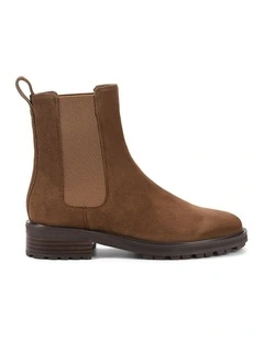 Cassie Ankle Boots- Toffee Brown Suede