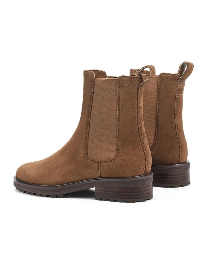 Cassie Ankle Boots- Toffee Brown Suede image 3
