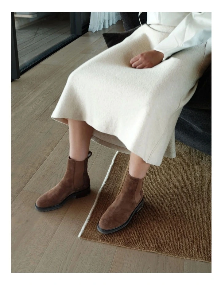 Cassie Ankle Boots- Toffee Brown Suede image 5