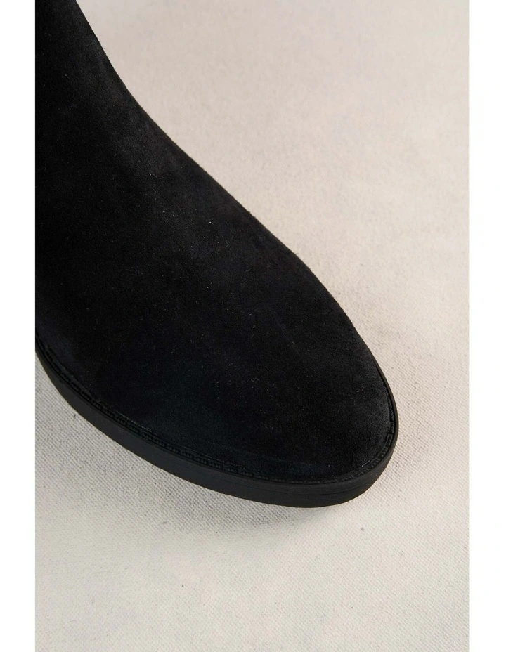 Louise Suede Boot - Black image 3