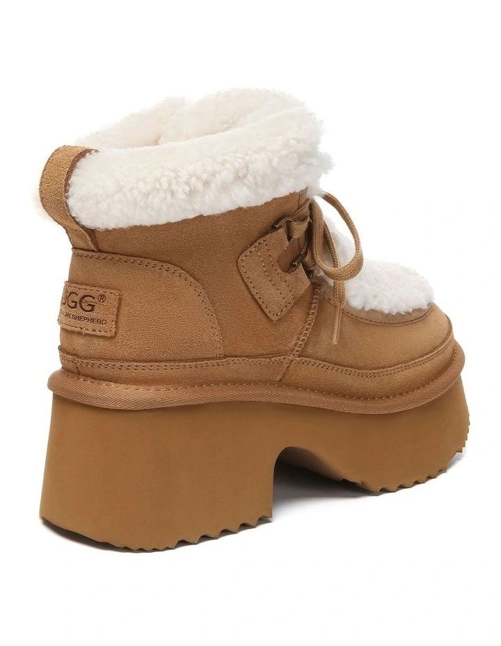 Australian Shepherd UGG Women Bumpy Chunky Platform Boots image 3