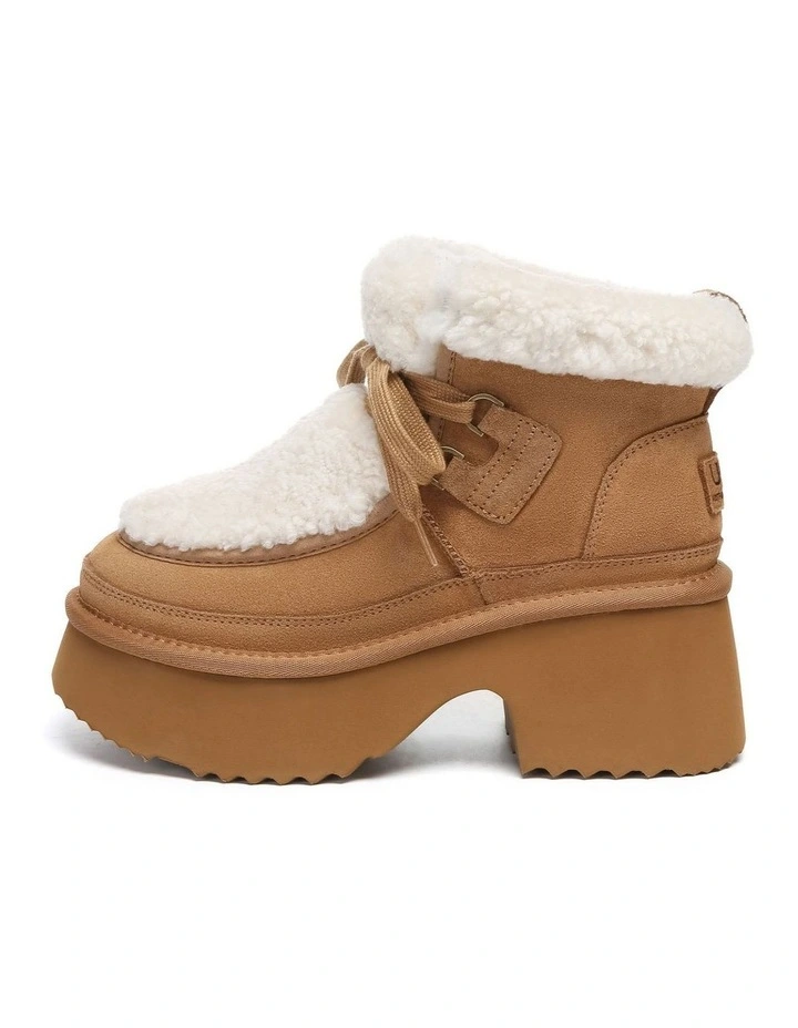 Australian Shepherd UGG Women Bumpy Chunky Platform Boots image 4