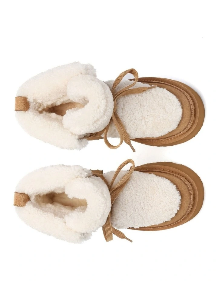 Australian Shepherd UGG Women Bumpy Chunky Platform Boots image 5