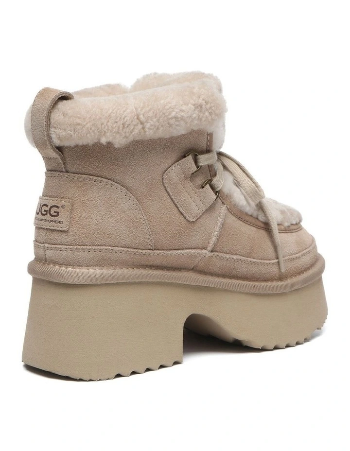 Australian Shepherd UGG Women Bumpy Chunky Platform Boots image 3