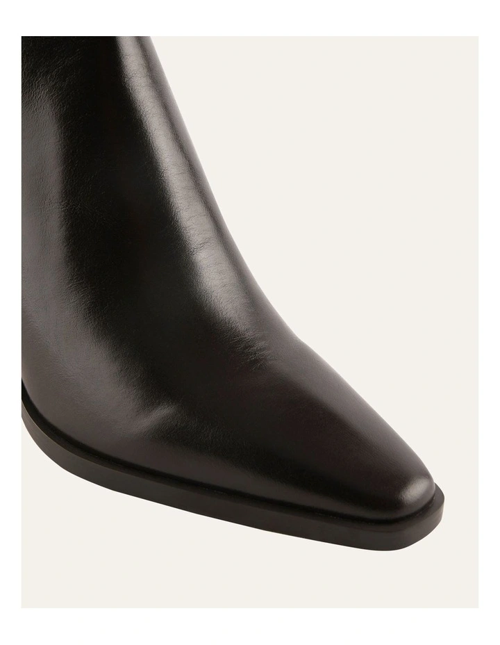 Cannon High Ankle Boots Bitter Choc Leather image 4