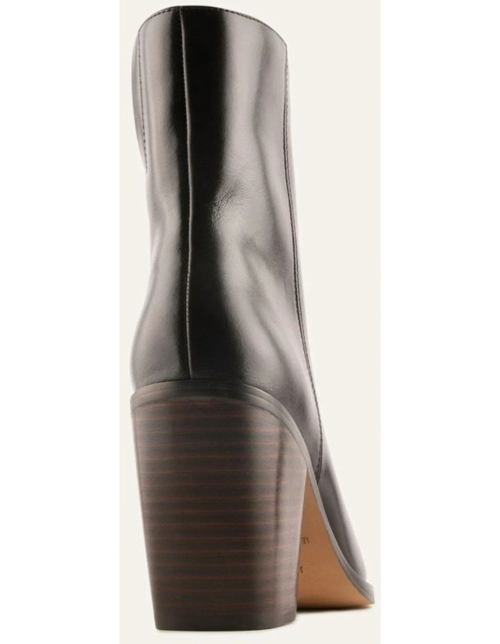 Cannon High Ankle Boots Bitter Choc Leather image 5