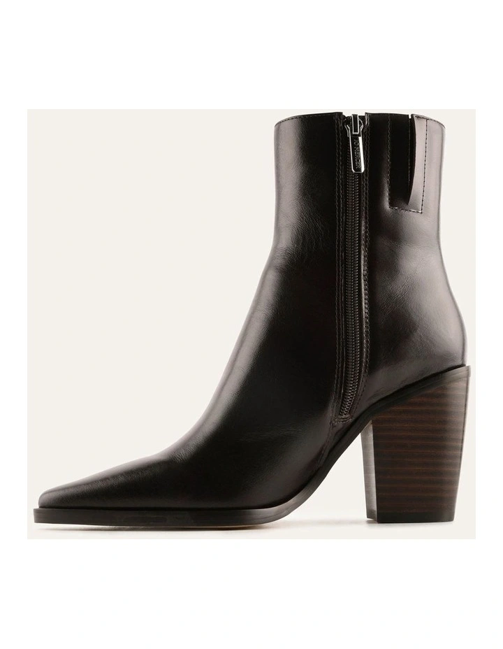 Cannon High Ankle Boots Bitter Choc Leather image 6