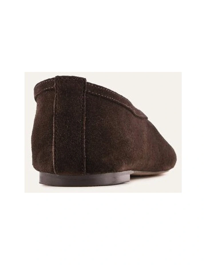 Salem Casual Flats Bitter Choc Suede image 4