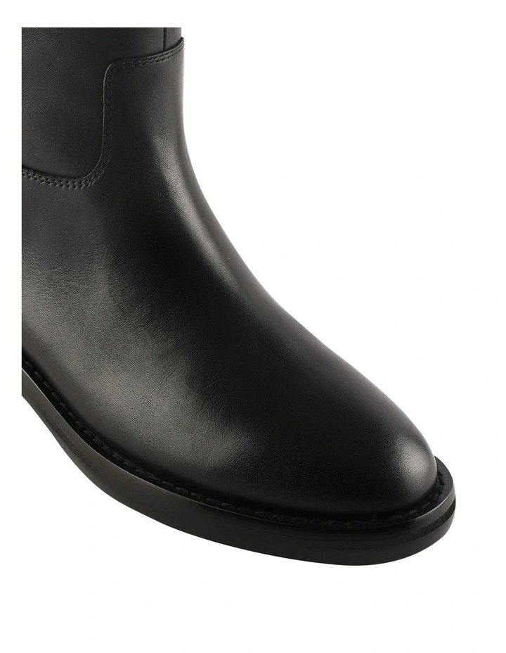 Jenkins Knee Boots Black Leather image 3