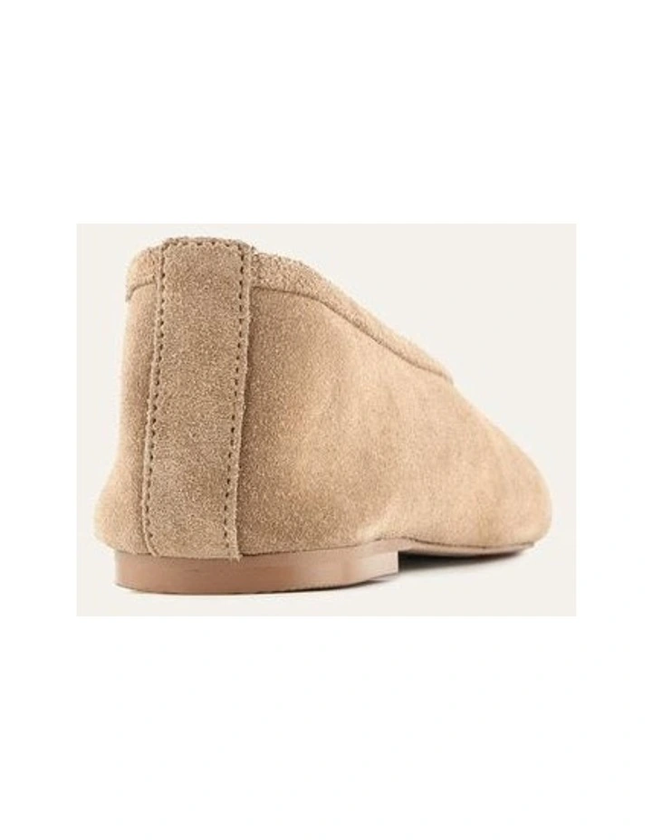 Salem Casual Flats Latte Suede image 4