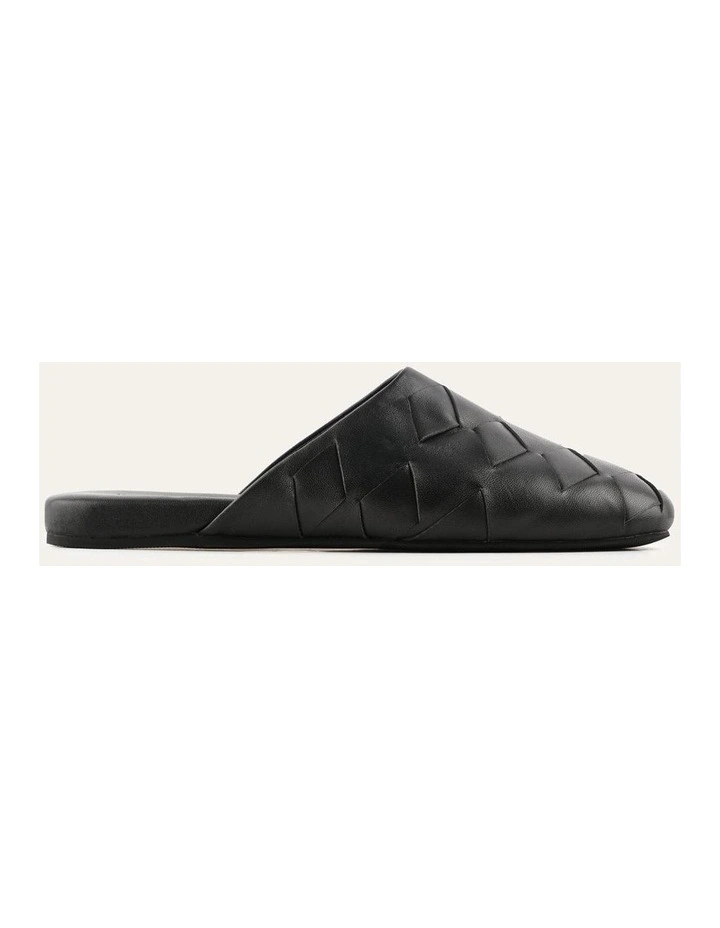 Remy Casual Flats Black Leather image 1