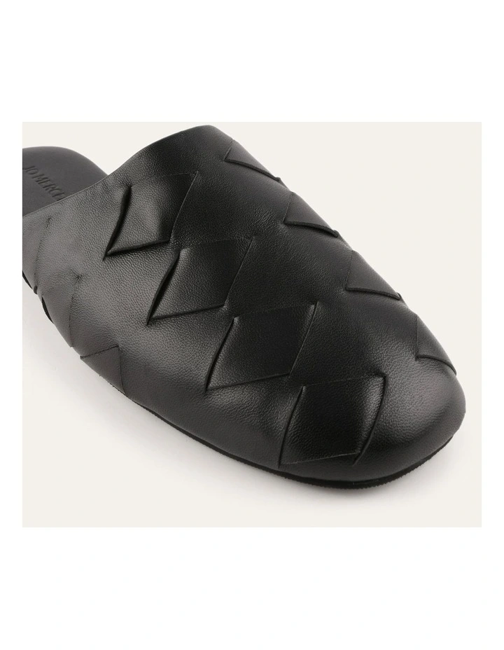 Remy Casual Flats Black Leather image 3