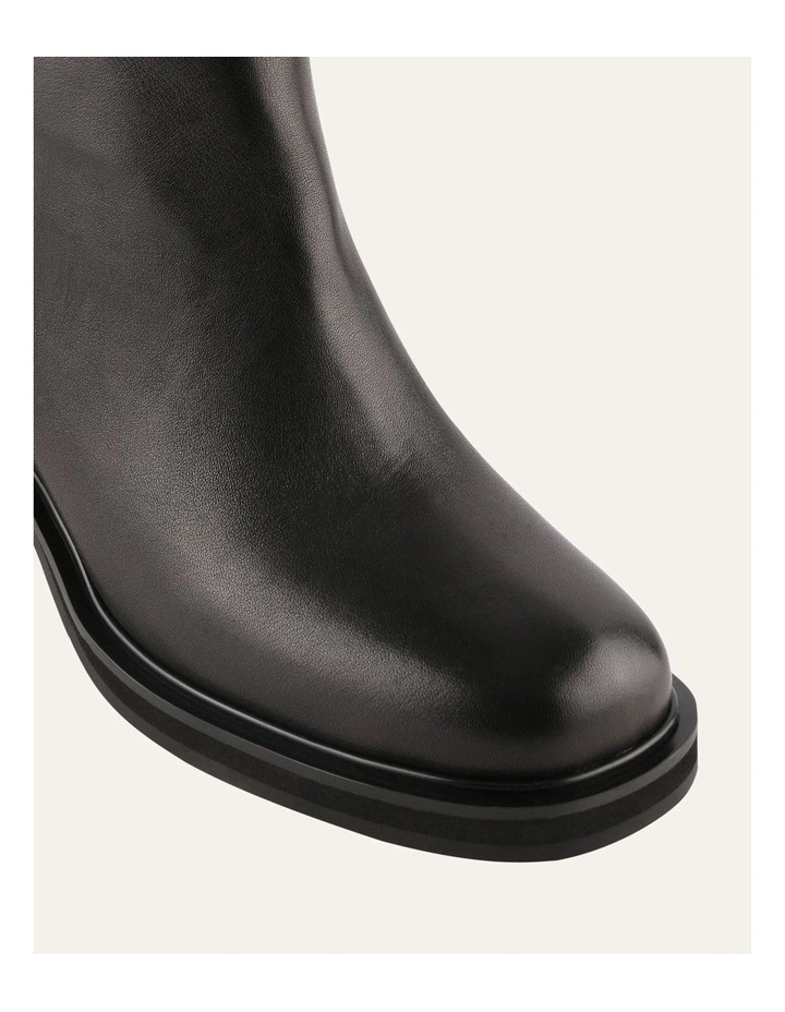 Alexis Knee Boots Black Leather image 4