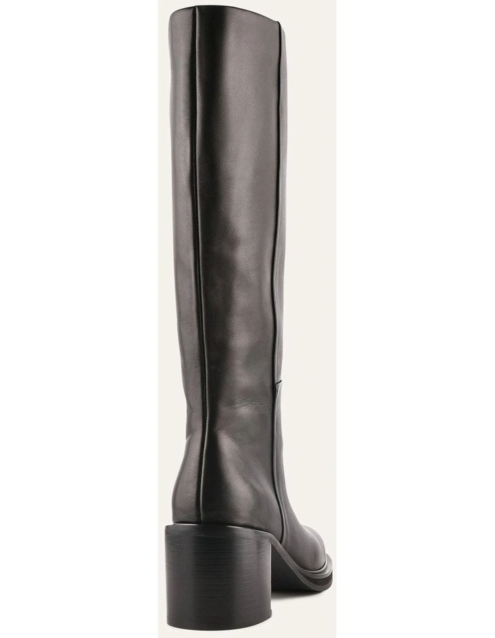 Alexis Knee Boots Black Leather image 5
