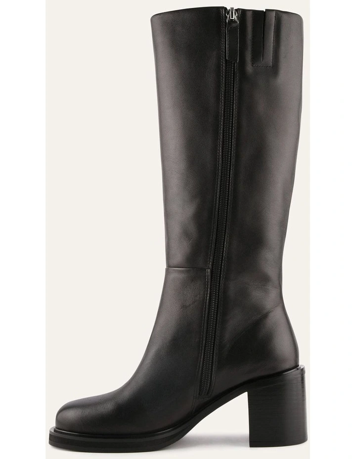 Alexis Knee Boots Black Leather image 6