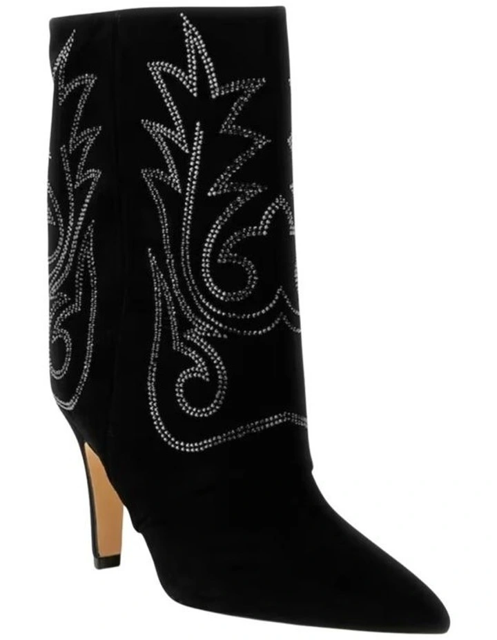 Cynna Ankle Boots in Black image 1