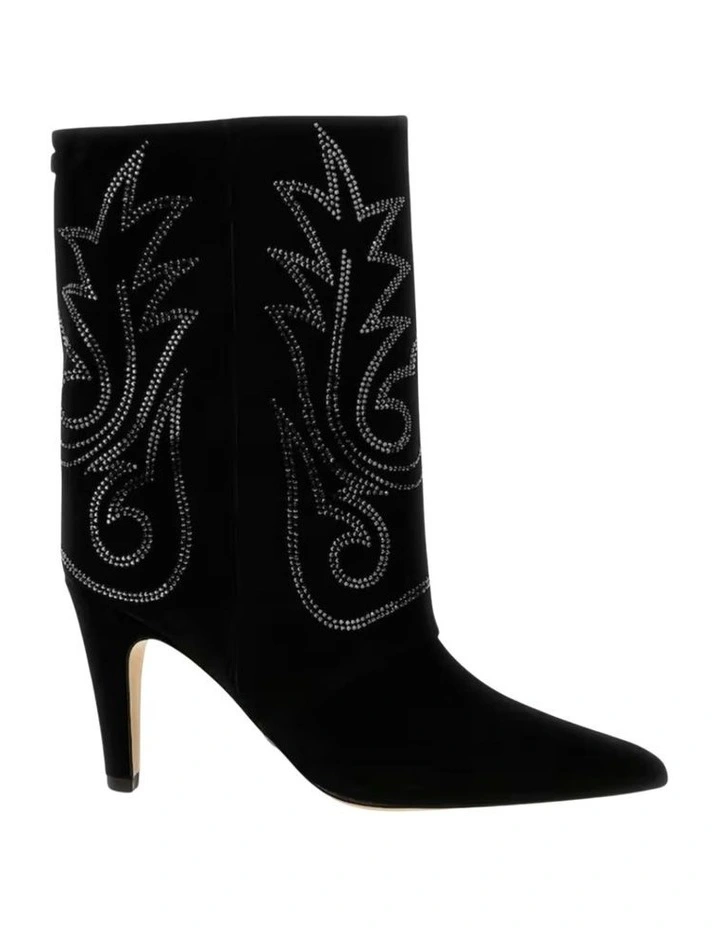 Cynna Ankle Boots in Black image 2