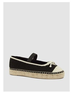 Joneal Espadrille Flats in Black