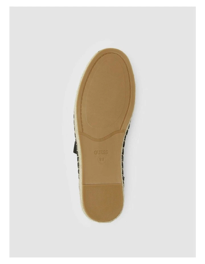 Joneal Espadrille Flats in Black image 5