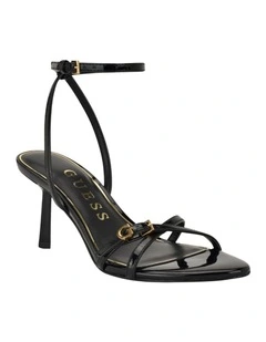 Connee Heeled Sandals in Black