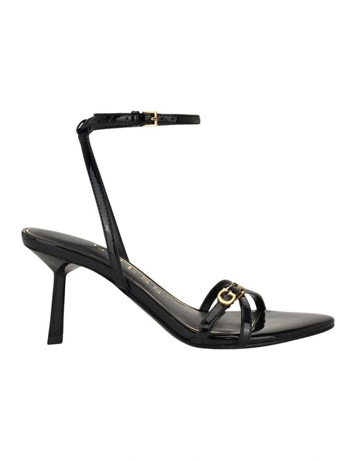 Connee Heeled Sandals in Black image 2