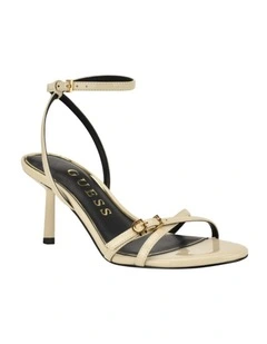 Connee Heeled Sandals in Beige