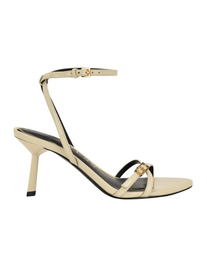 Connee Heeled Sandals in Beige image 2