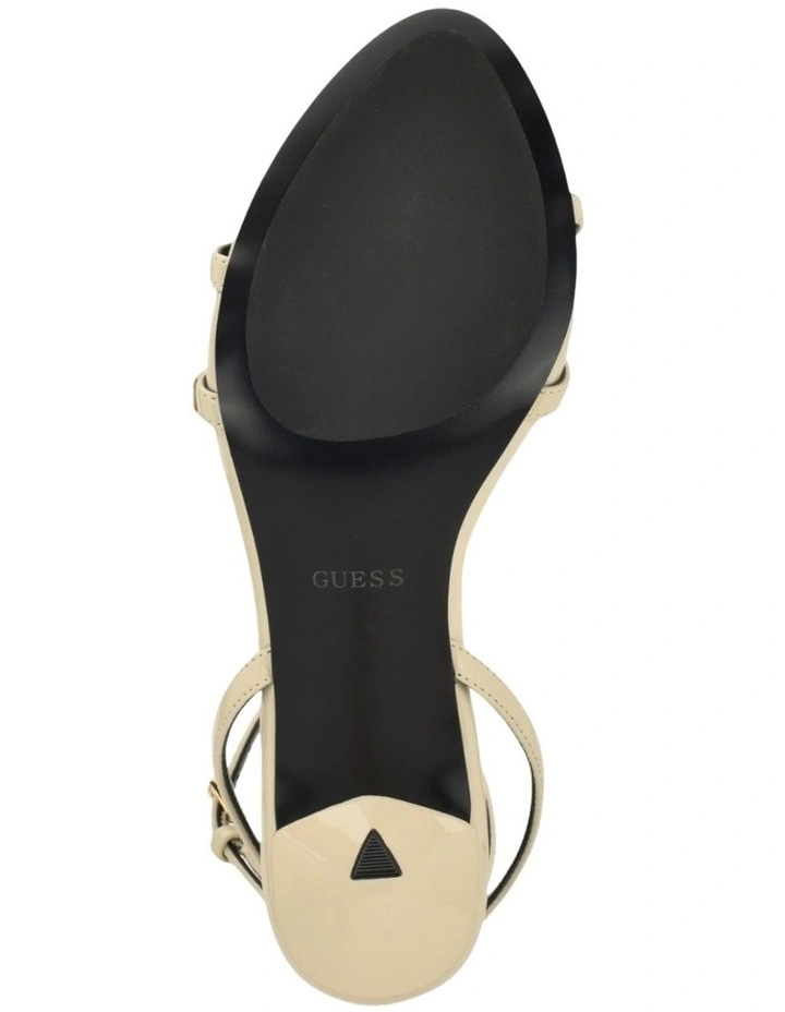 Connee Heeled Sandals in Beige image 6