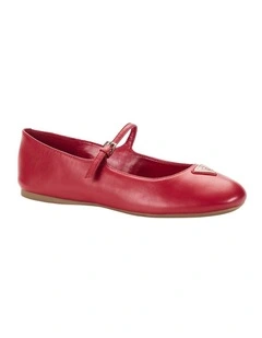 Kalida Ballet Flats in Red