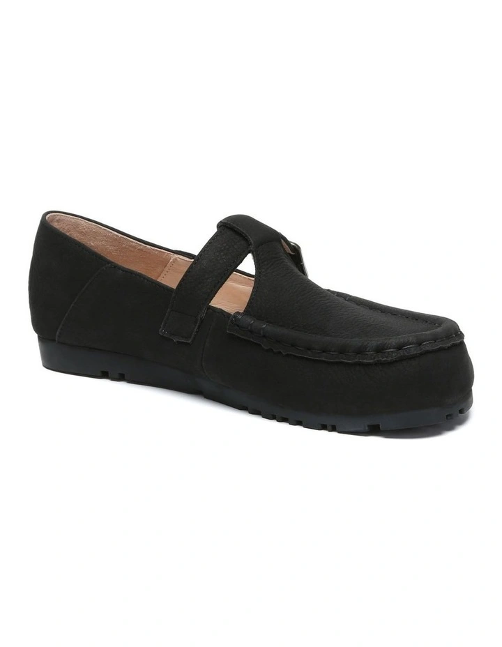 Everau Maria Unisex Adjustable Buckle Leather Loafers Flats image 2