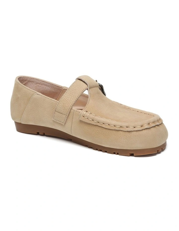 Everau Maria Unisex Adjustable Buckle Leather Loafers Flats image 2