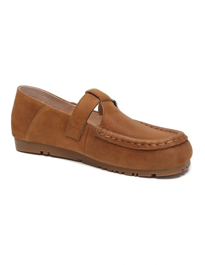 Everau Maria Unisex Adjustable Buckle Leather Loafers Flats image 2
