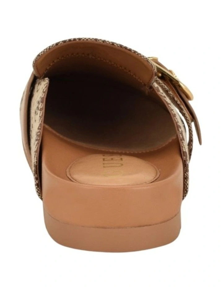 Galavanta Mules in Medium Brown Logo image 3