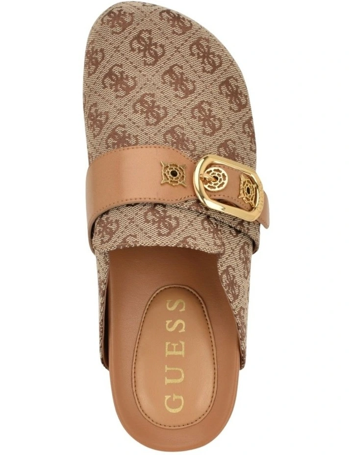 Galavanta Mules in Medium Brown Logo image 5