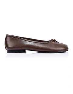 Charlie Ballet Flats - Chocolate Brown