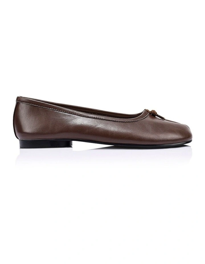 Charlie Ballet Flats - Chocolate Brown image 1